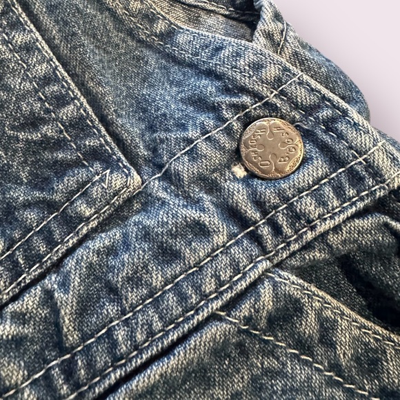 Baby OshKosh The Genuine Article 12 Month Medium Wash Denim Overalls - Picture 6 of 11